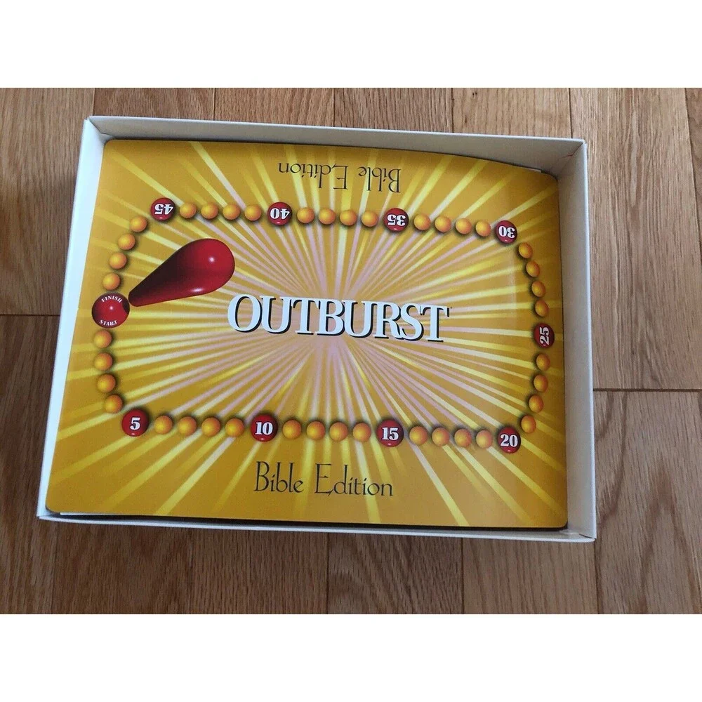 Outburst Bible Edition Complete Family Party Game Boxed‎ Set New Open Box